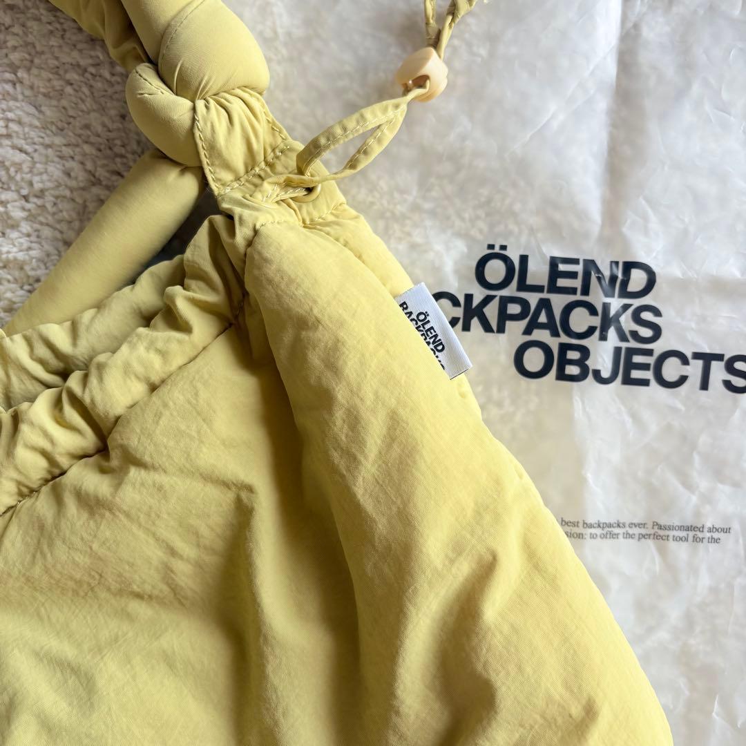 【美品】OLEND ONA SOFT BAG ライム 軽量 撥水 19L