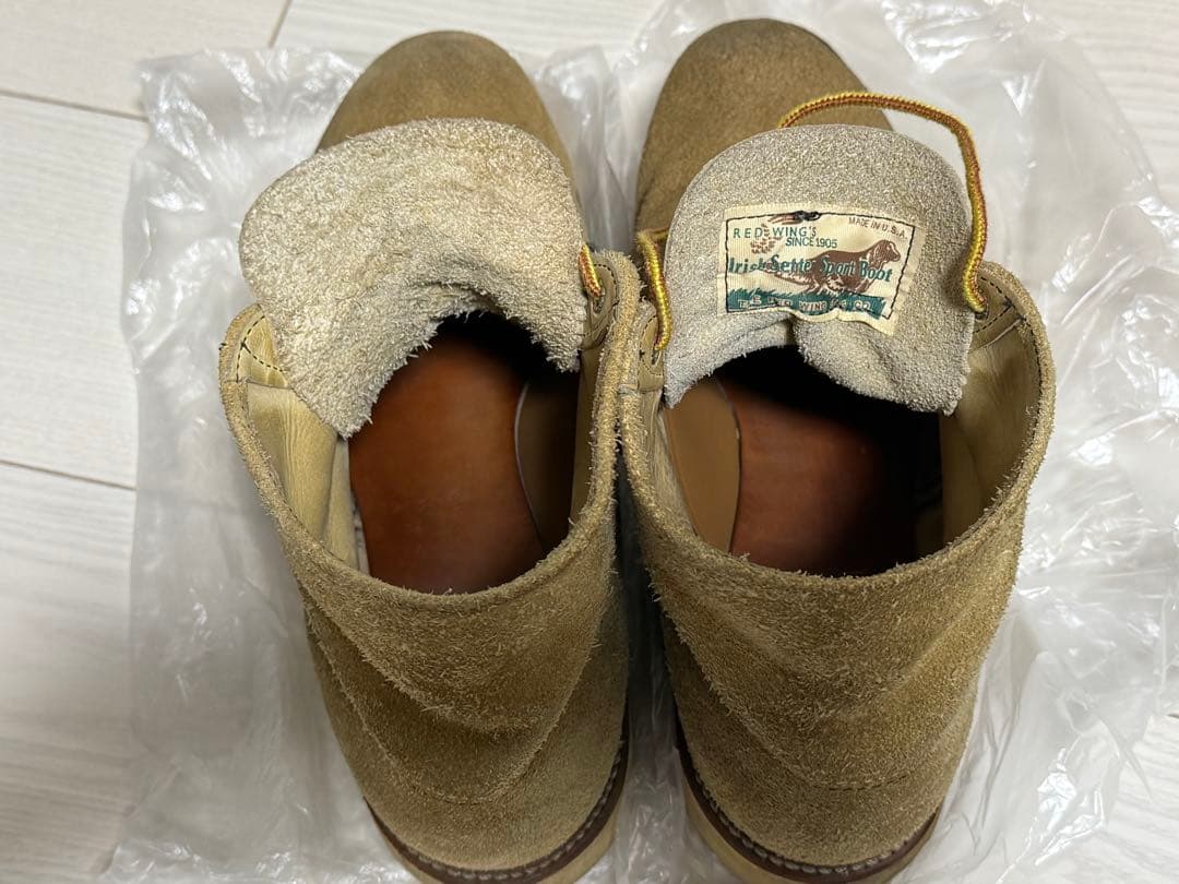 z*9様 レッドウィング 8167 スエード プレーントゥ 8E 四角犬タグ