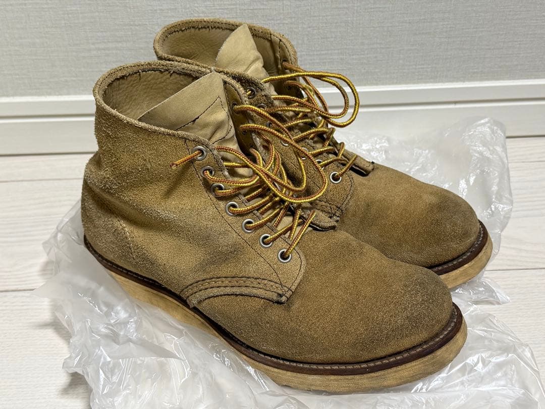 z*9様 レッドウィング 8167 スエード プレーントゥ 8E 四角犬タグ