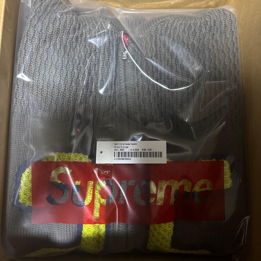 Supreme Sport Zip Up Hooded Sweater Lサイズ