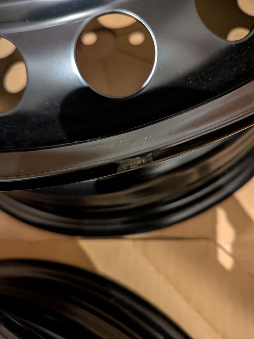 現行シエンタ　新車外し　純正鉄ホイール４本セット