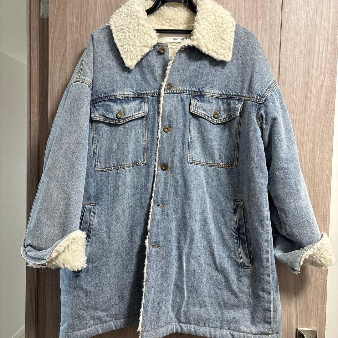 Whim Gazette デニムボアジャケット