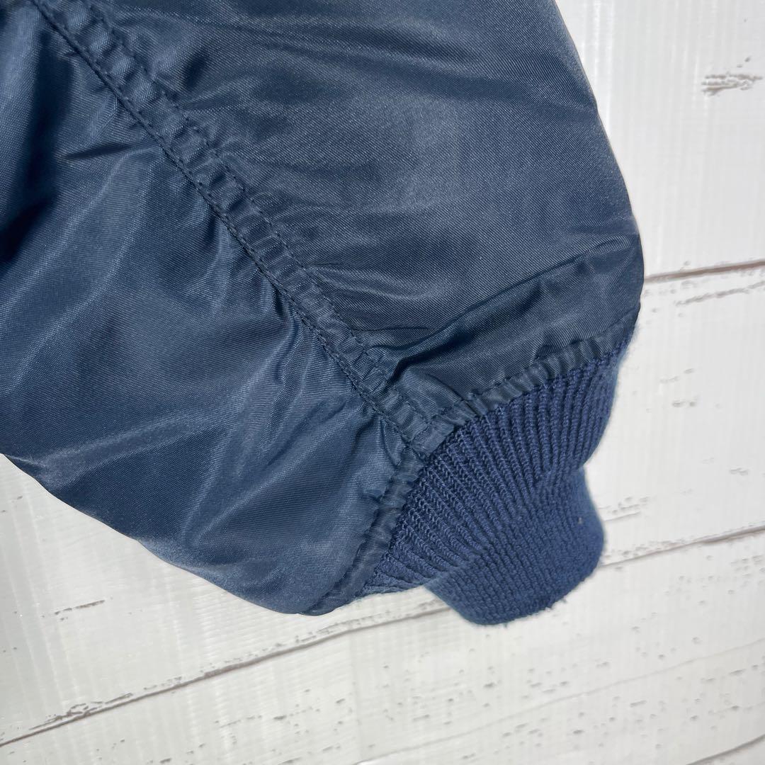 希少ヴィンテージ　超音速攻撃ヘリ　AIR WOLF MA-1ジャケット ネイビー