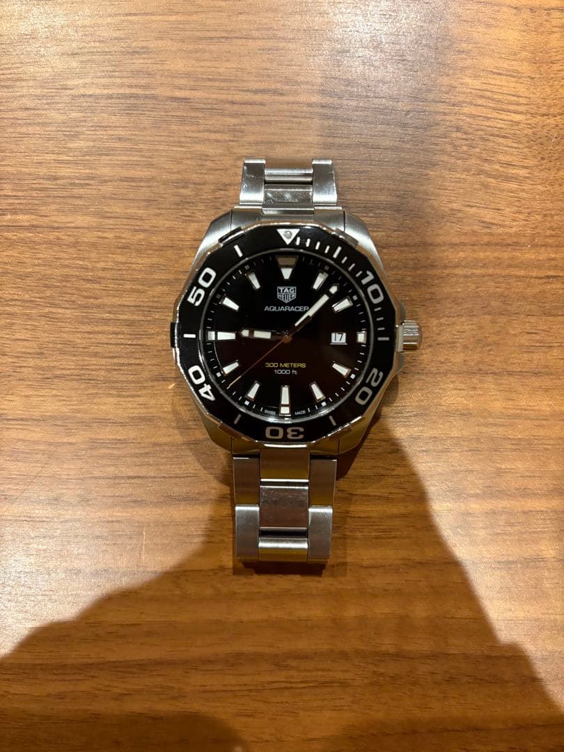 TAG HEUER タグホイヤー　アクアレーサー　黒文字盤　クォーツ