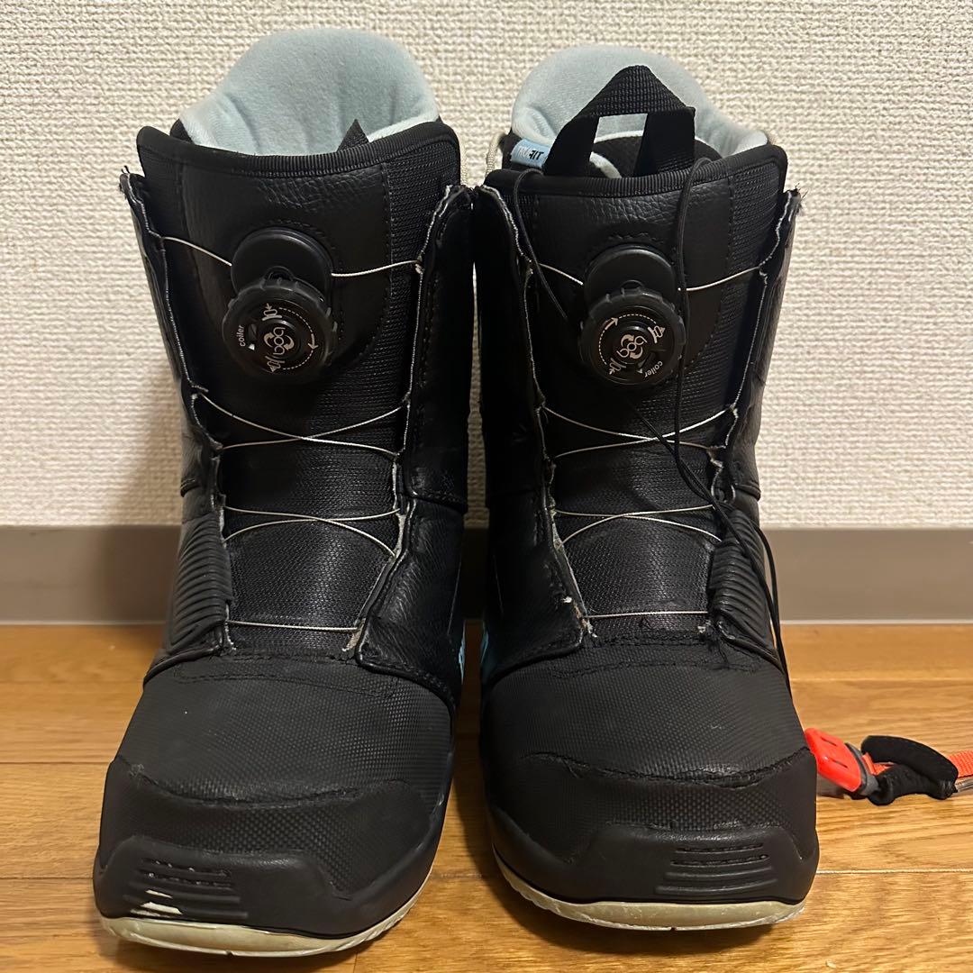 BURTON スノーボードブーツ ブラック/ライトブルー 24.5cm boa