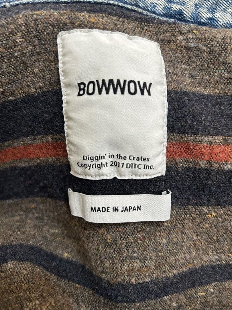 BOWWOW ブランケット デニムJK AGING XL Tバック