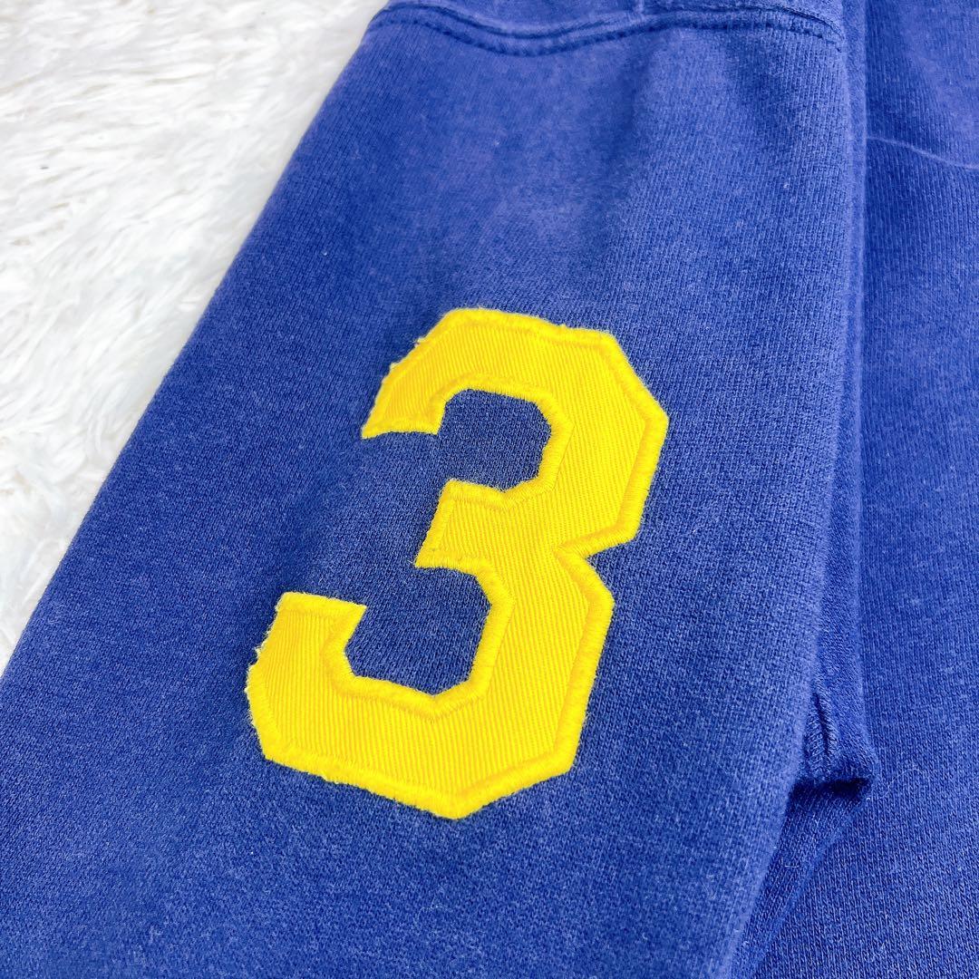 ポロバイラルフローレン ジップアップパーカー ビッグポニー刺繍 ネイビー