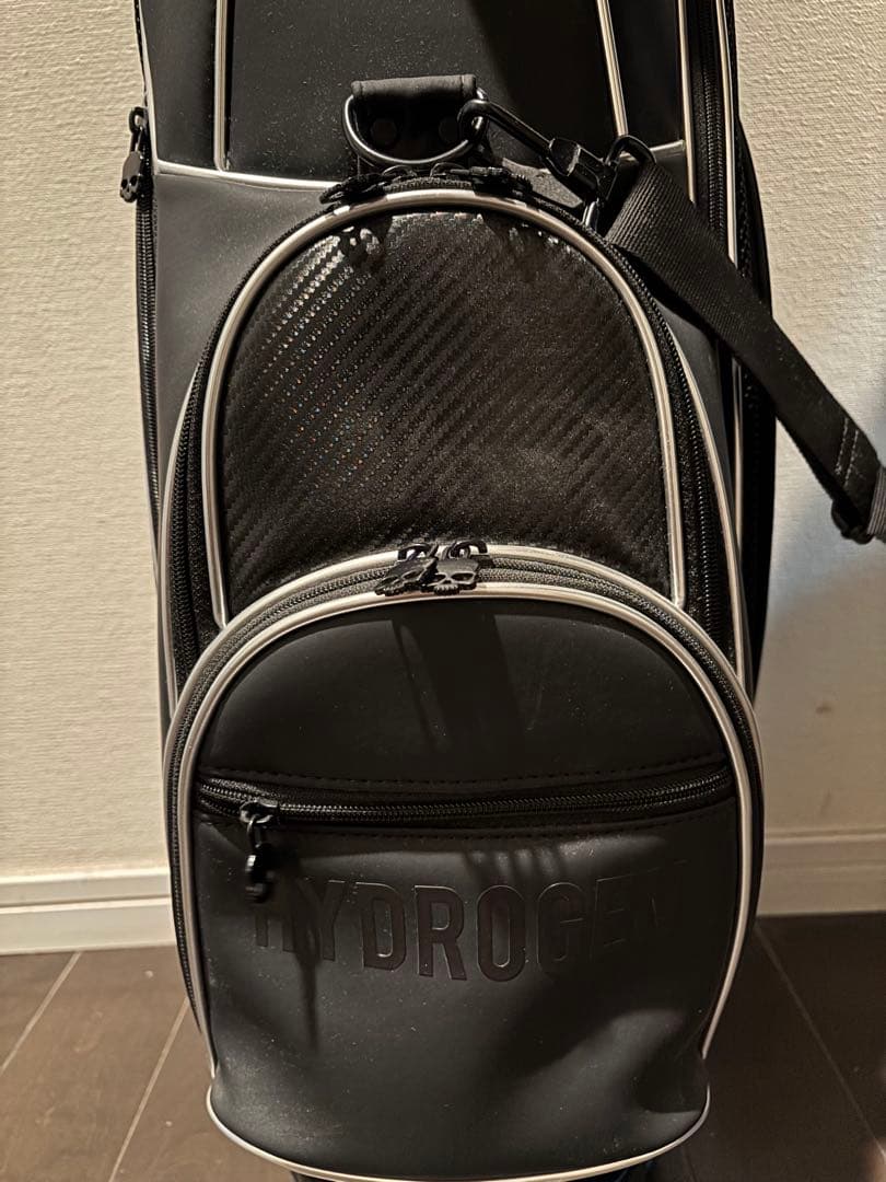 HYDROGEN キャディバッグ ブラック/ブルー