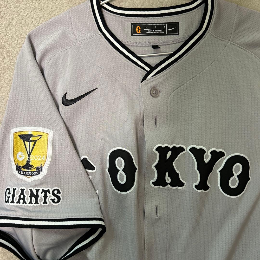 赤星 優志 ビジター用レプリカユニフォームチャンピオンエンブレム付 L