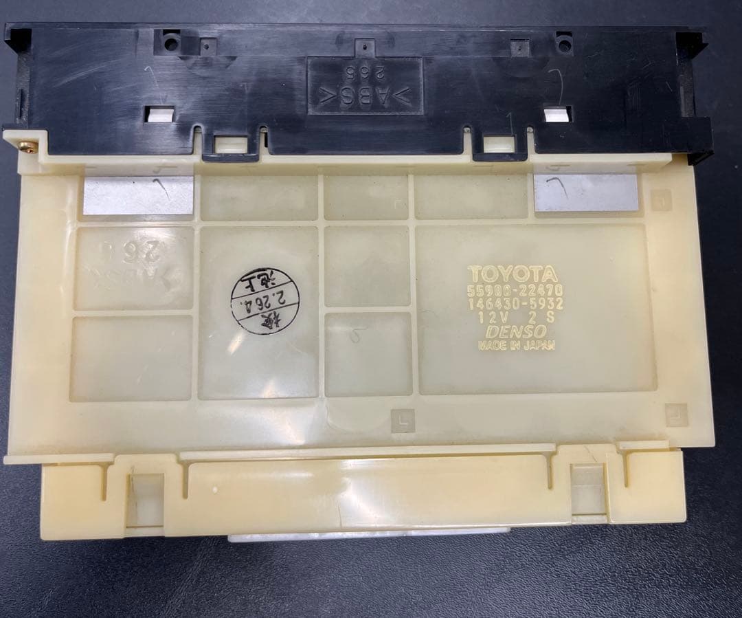 jzx100 マーク2チェイサークレスタオートエアコンパネル　液晶タイプ　中古