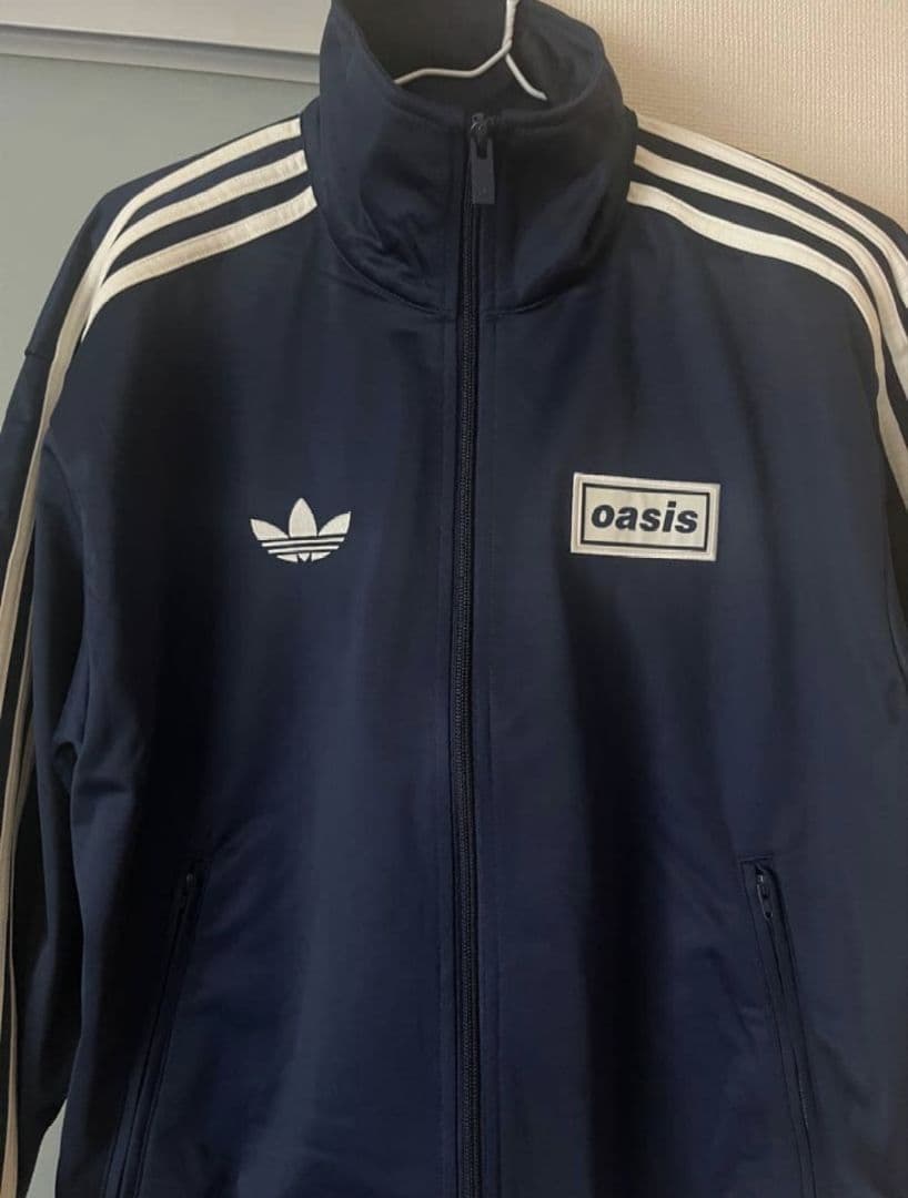 adidas × Oasis トラックジャケット ネイビー
