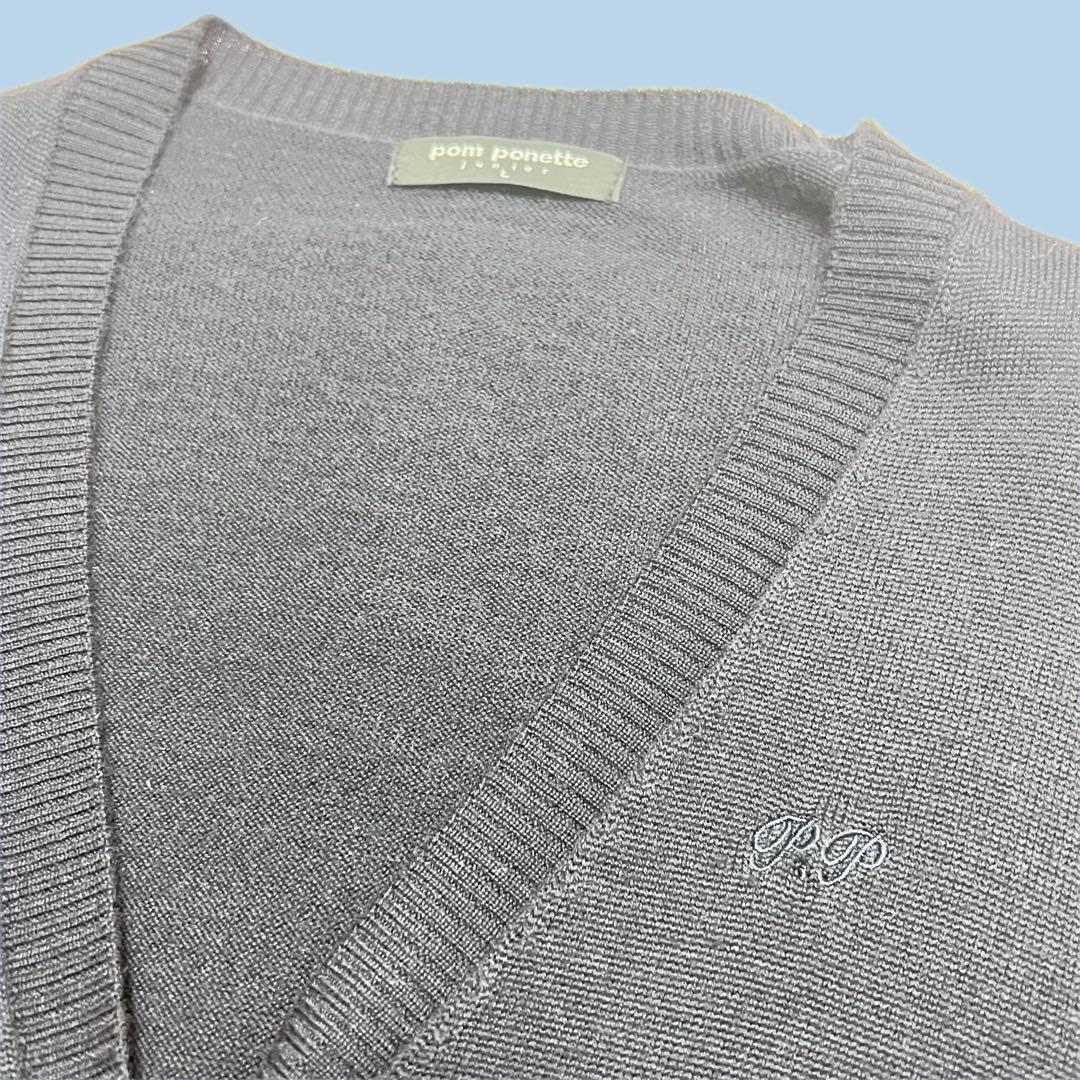 ポンポネットジュニア 160 L 受験　卒服　フォーマルスーツ　5点セット