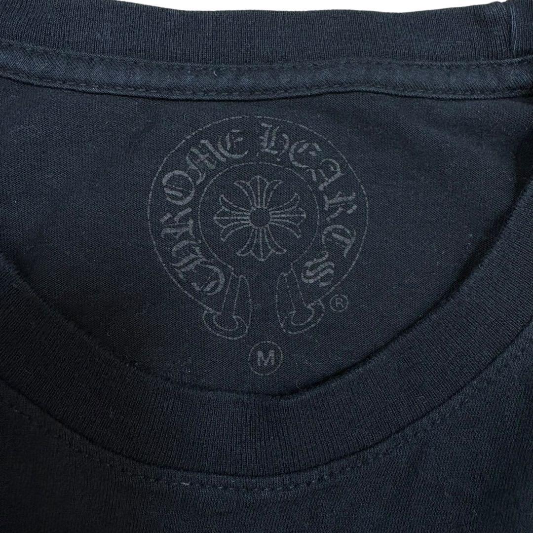 美品 クロムハーツ ハーフダガー スクリプト ロングスリーブTシャツ Mサイズ