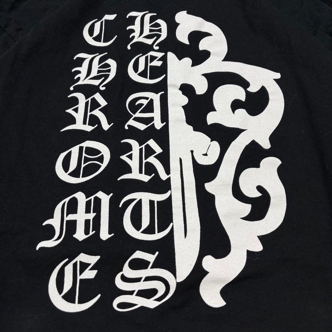 美品 クロムハーツ ハーフダガー スクリプト ロングスリーブTシャツ Mサイズ