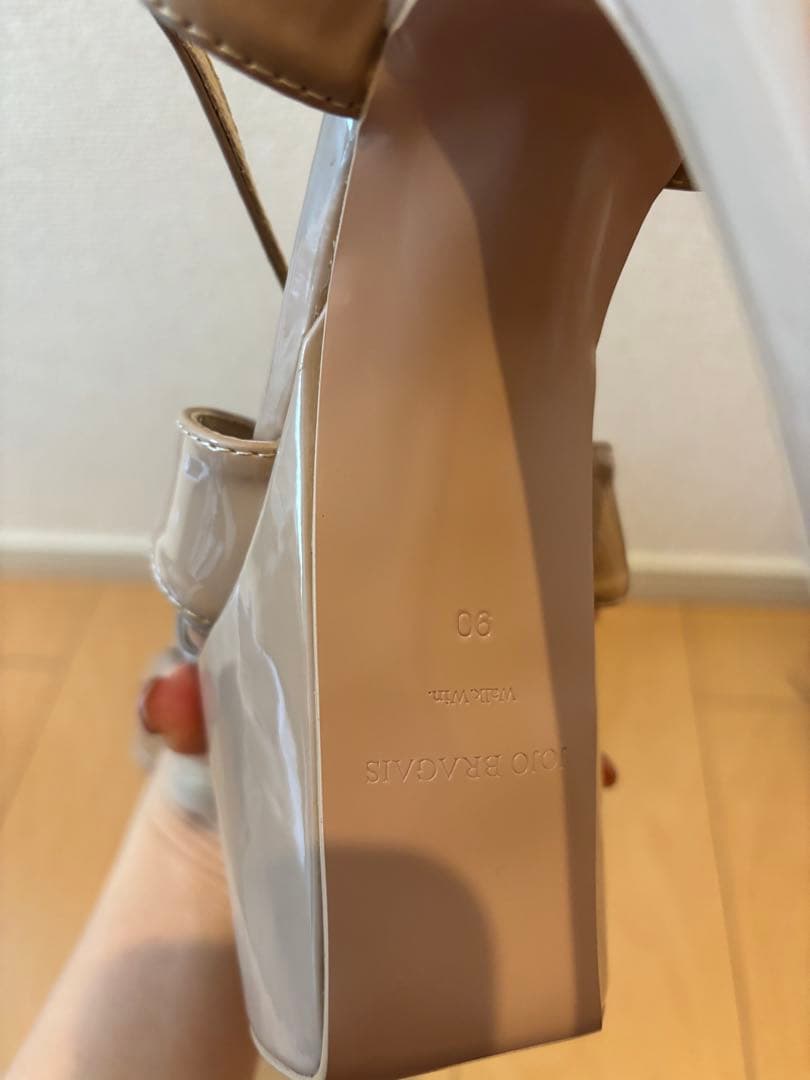 JOJO BRAGAIS Pia ヒール ベージュ サンダル 高ヒール