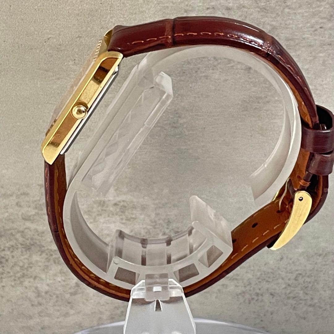 稼動品　SEIKO セイコー　タンク　ゴールドケース　レクタンギュラー　腕時計