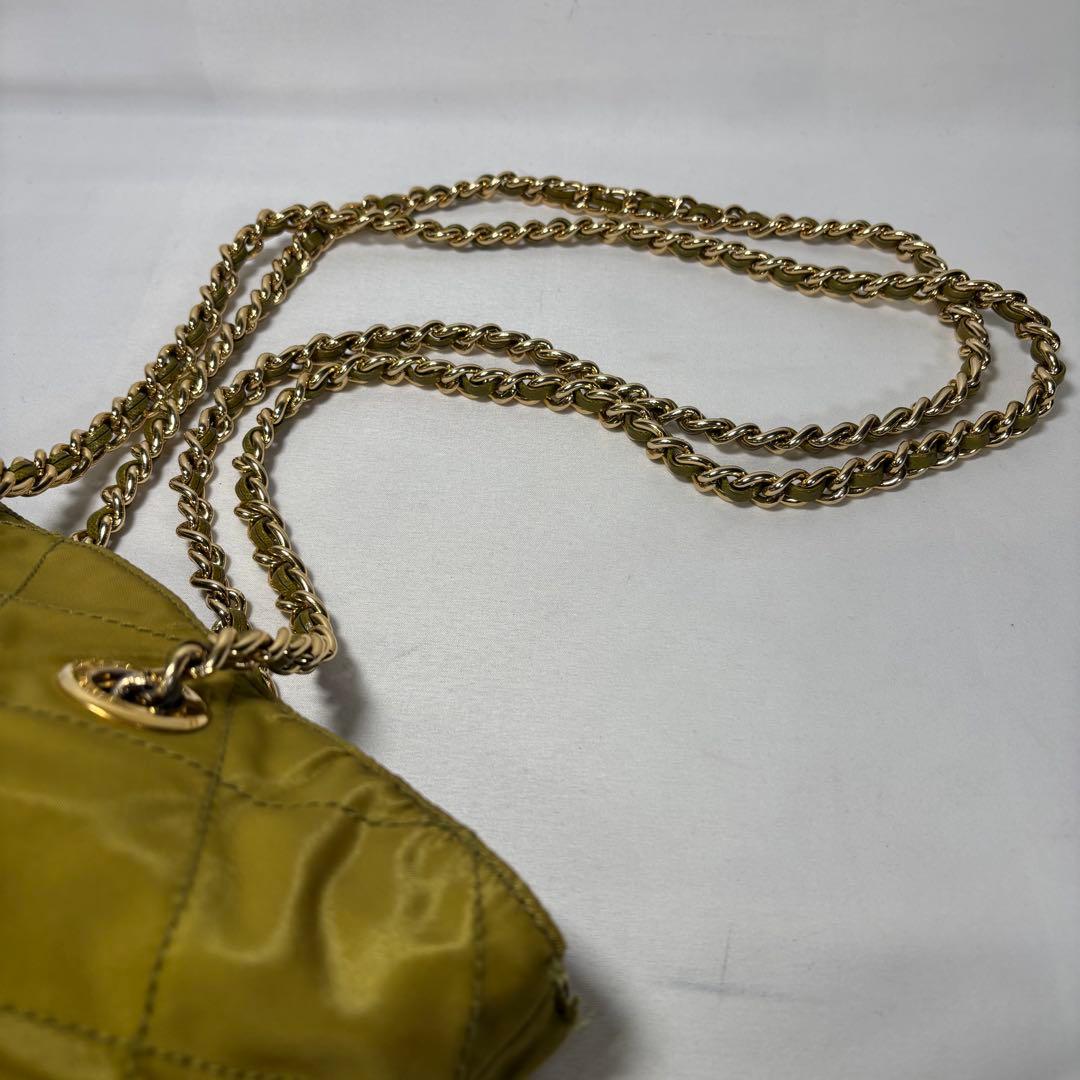 プラダ ショルダーバッグ チェーンショルダー 斜め掛け テスートナイロン