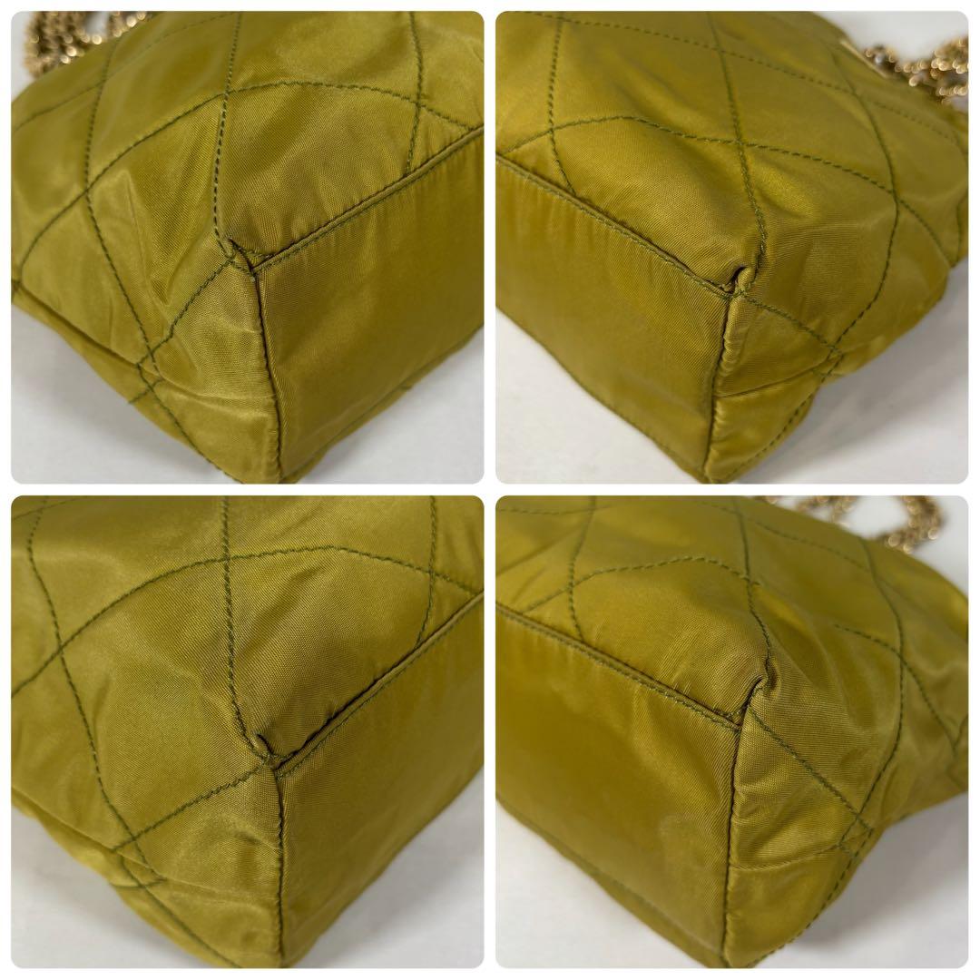 プラダ ショルダーバッグ チェーンショルダー 斜め掛け テスートナイロン