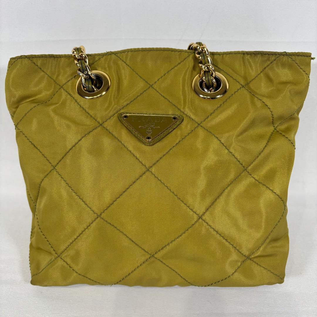 プラダ ショルダーバッグ チェーンショルダー 斜め掛け テスートナイロン