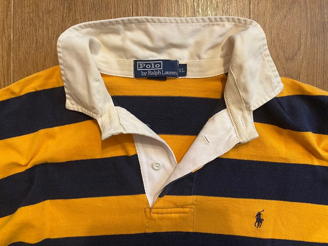 ラルフローレンラガーシャツ ビンテージ 好配色 サイズ感抜群オーバーサイズ XL