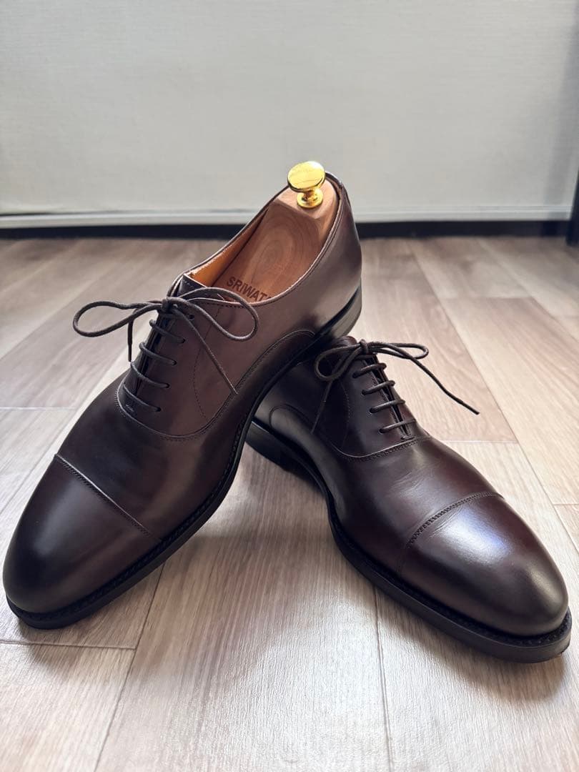 バーウィック Berwick ストレートチップ 4087 ダークブラウン