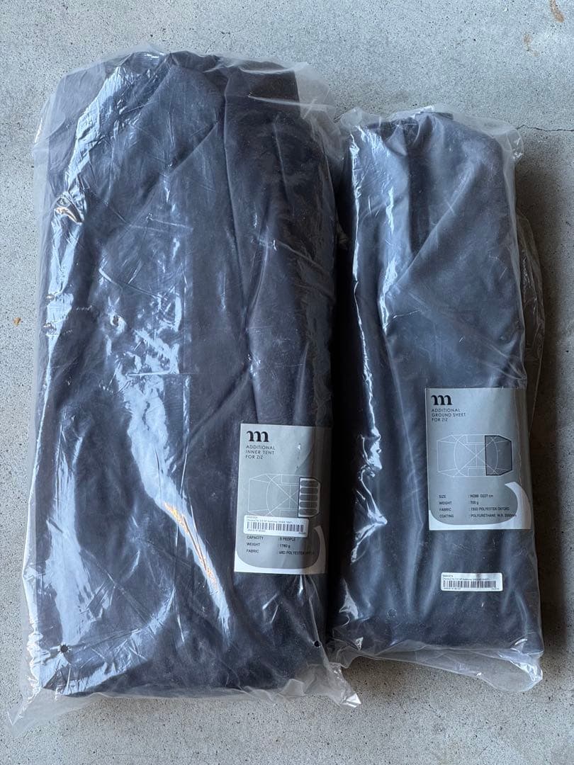 新品 muraco ZIZ グラウンドシート、インナーテント セット