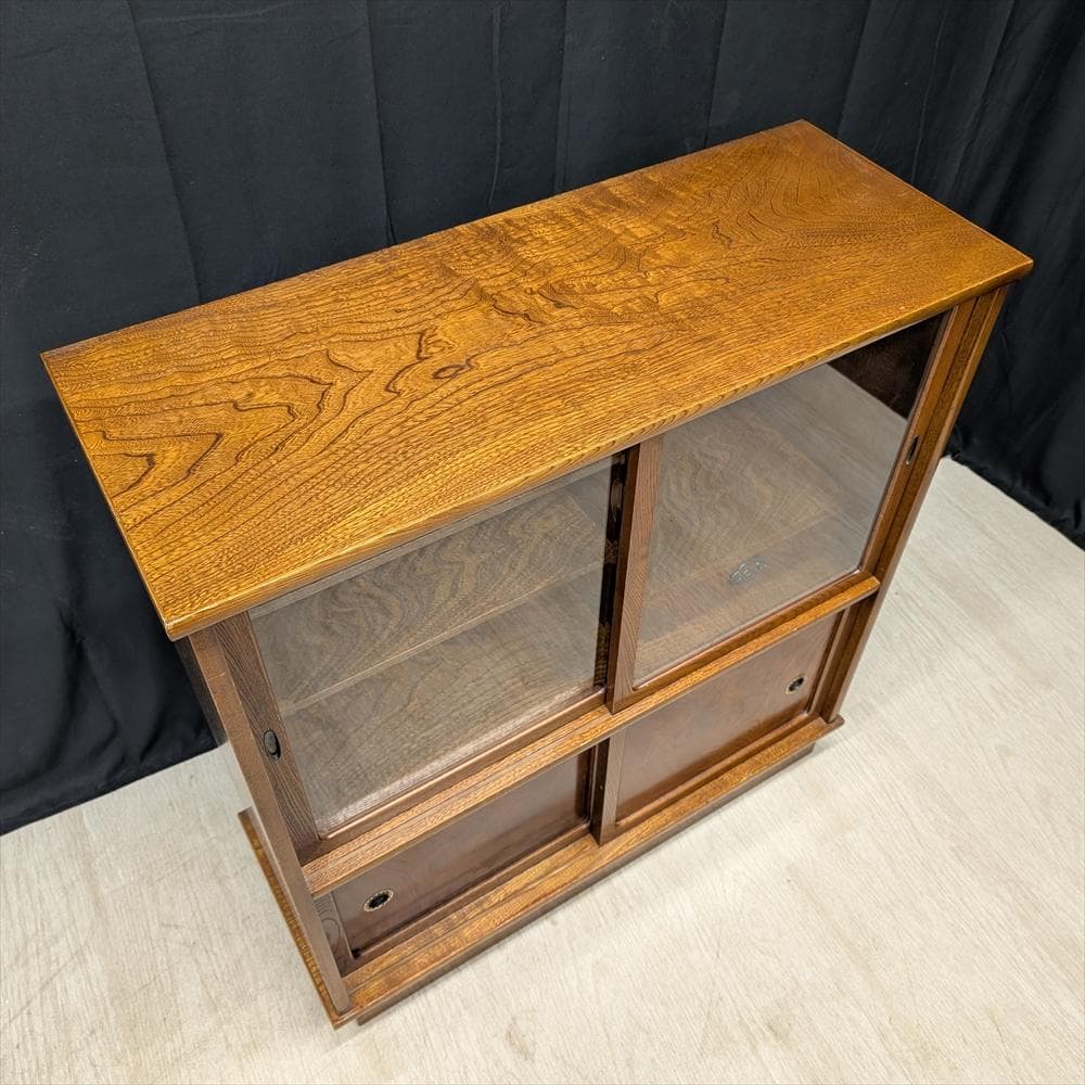 昭和レトロ　茶棚　茶箪笥　サイドボード　キャビネット　飾り棚　水屋　食器棚