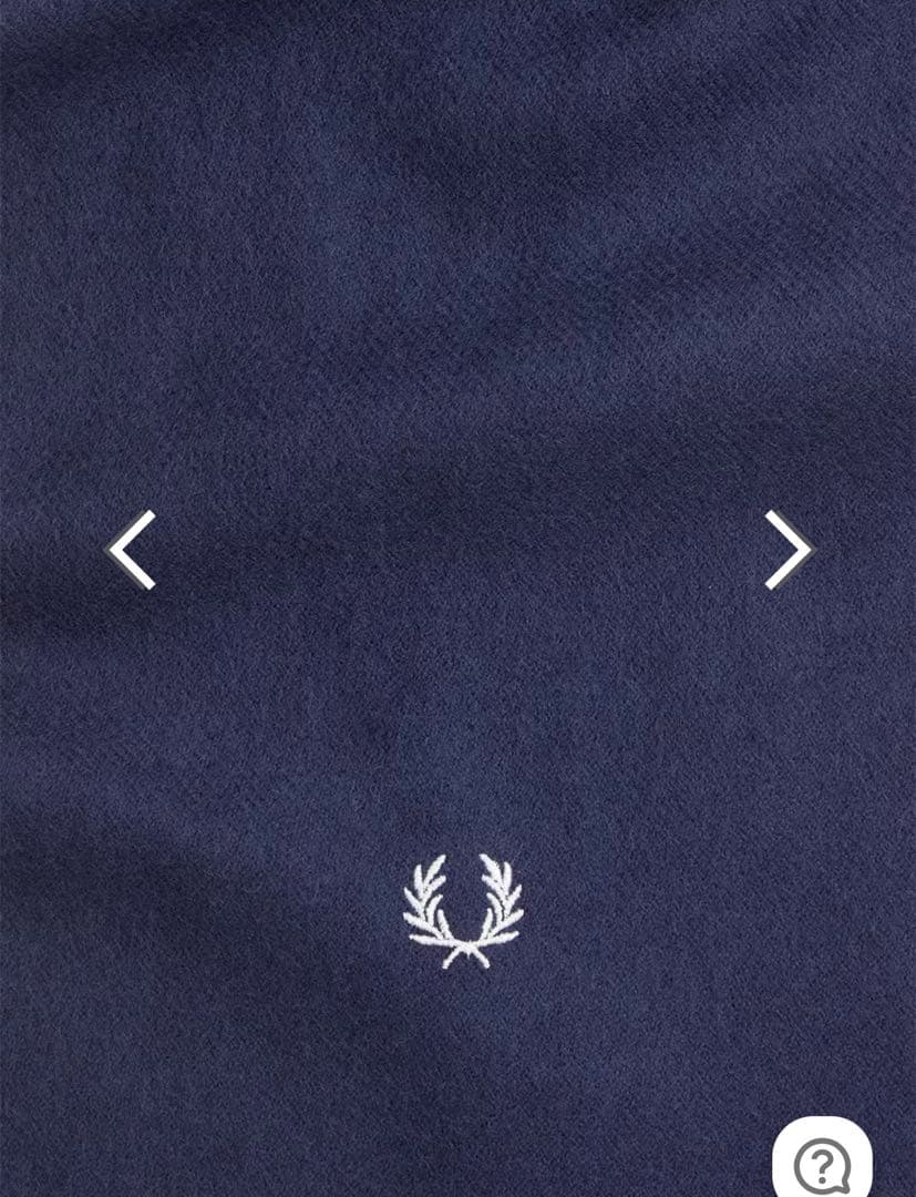 フレッドペリー　マフラー　ネイビー