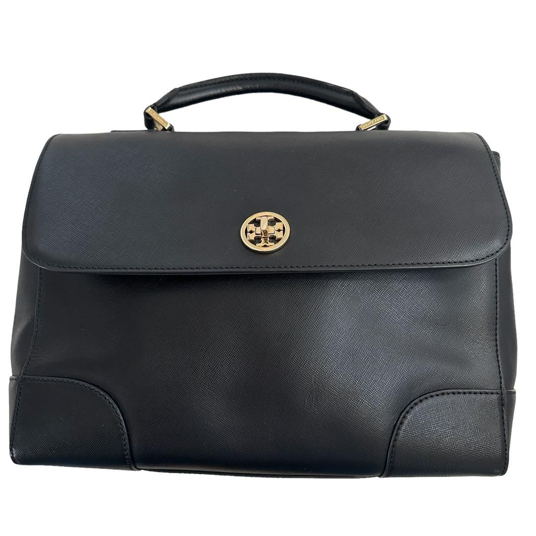 【極美品】【TORY BURCH】ビジネスバッグ　牛革　メンズ　レディース