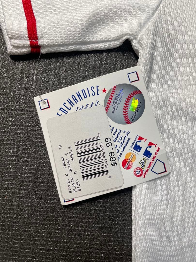 【新品タグ付】大谷翔平 エンゼルス レプリカユニフォーム 17番 ユースL（M）