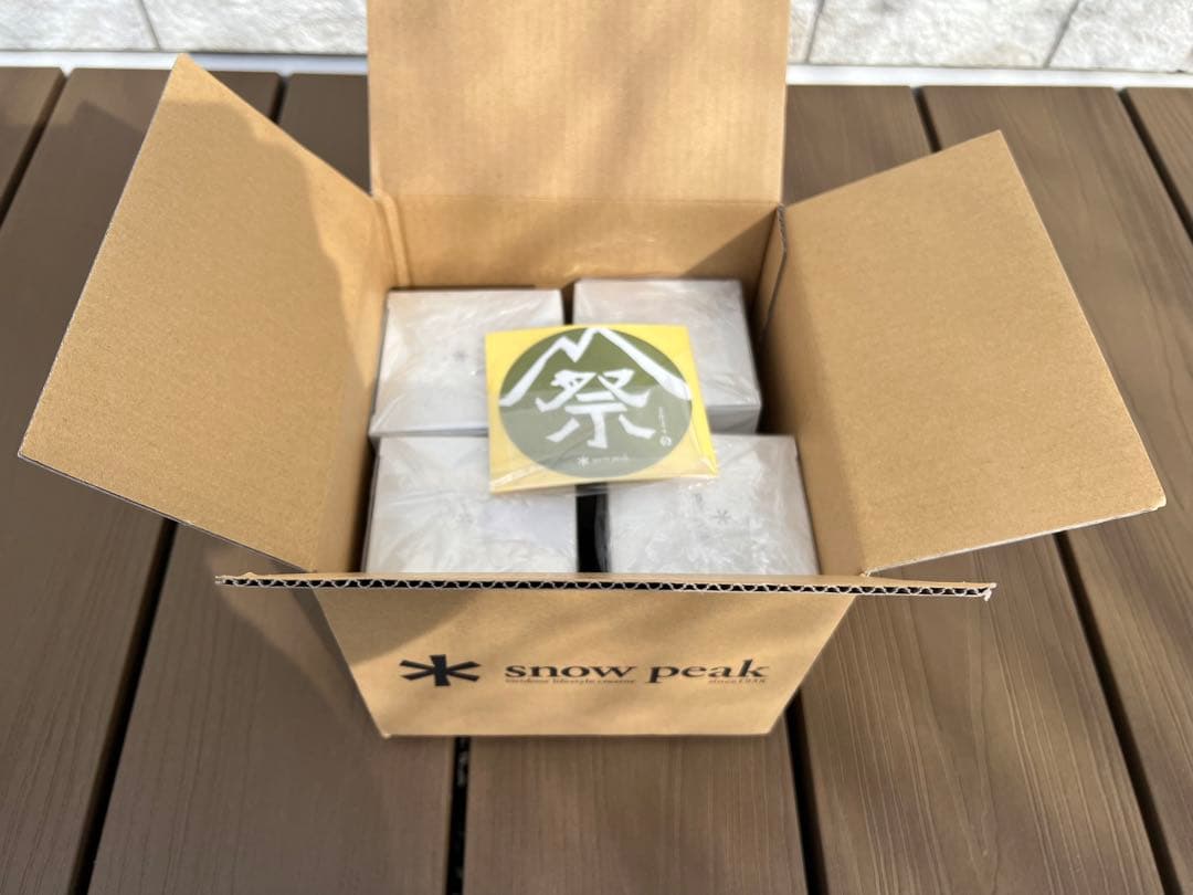 ⭐️【未使用】 peakスノーピーク　エコ　カップ４個セット