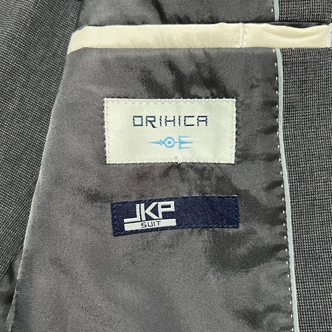 極美品✨️ORIHICA オリヒカ 高機能 スーツ グレー JKP 洗える A4
