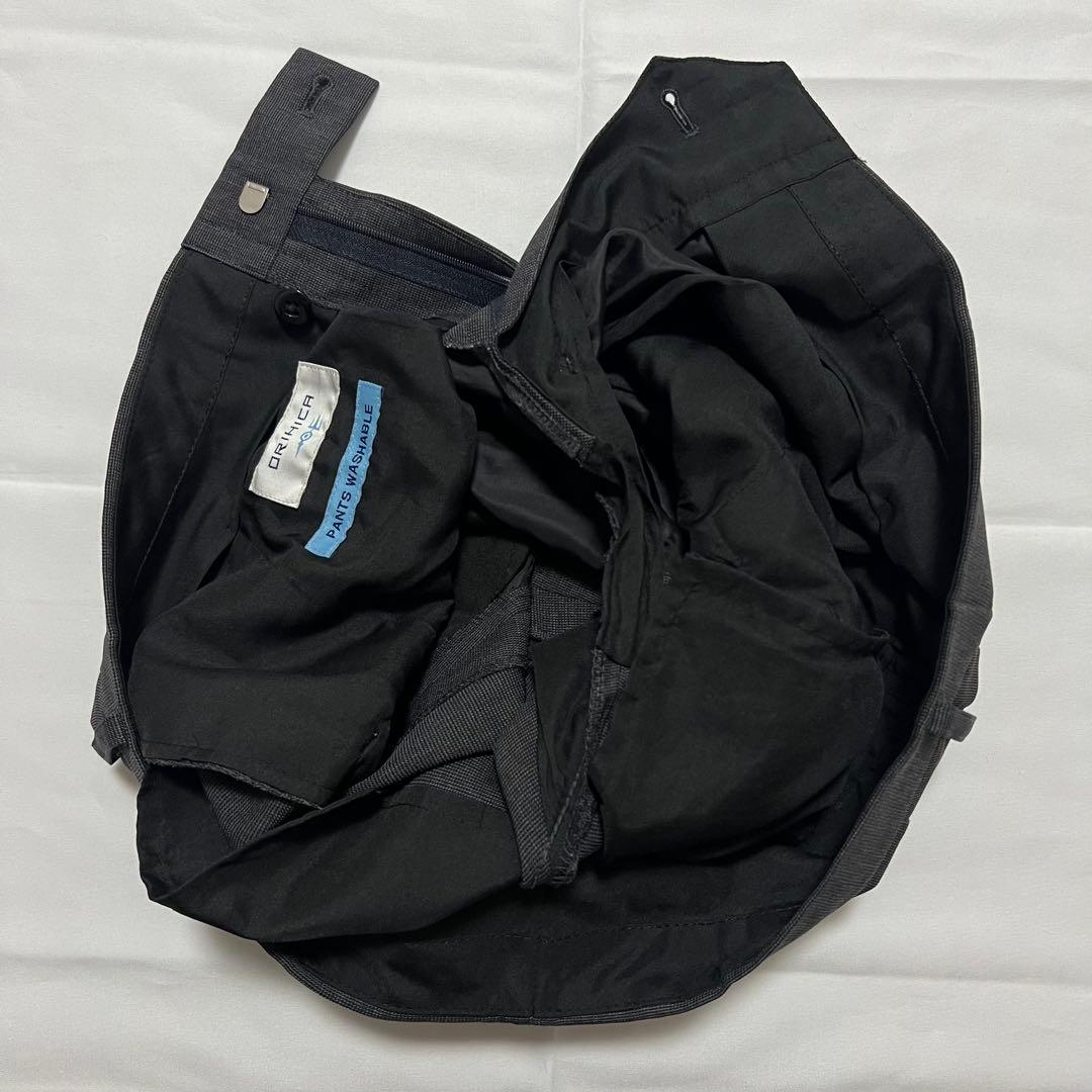 極美品✨️ORIHICA オリヒカ 高機能 スーツ グレー JKP 洗える A4