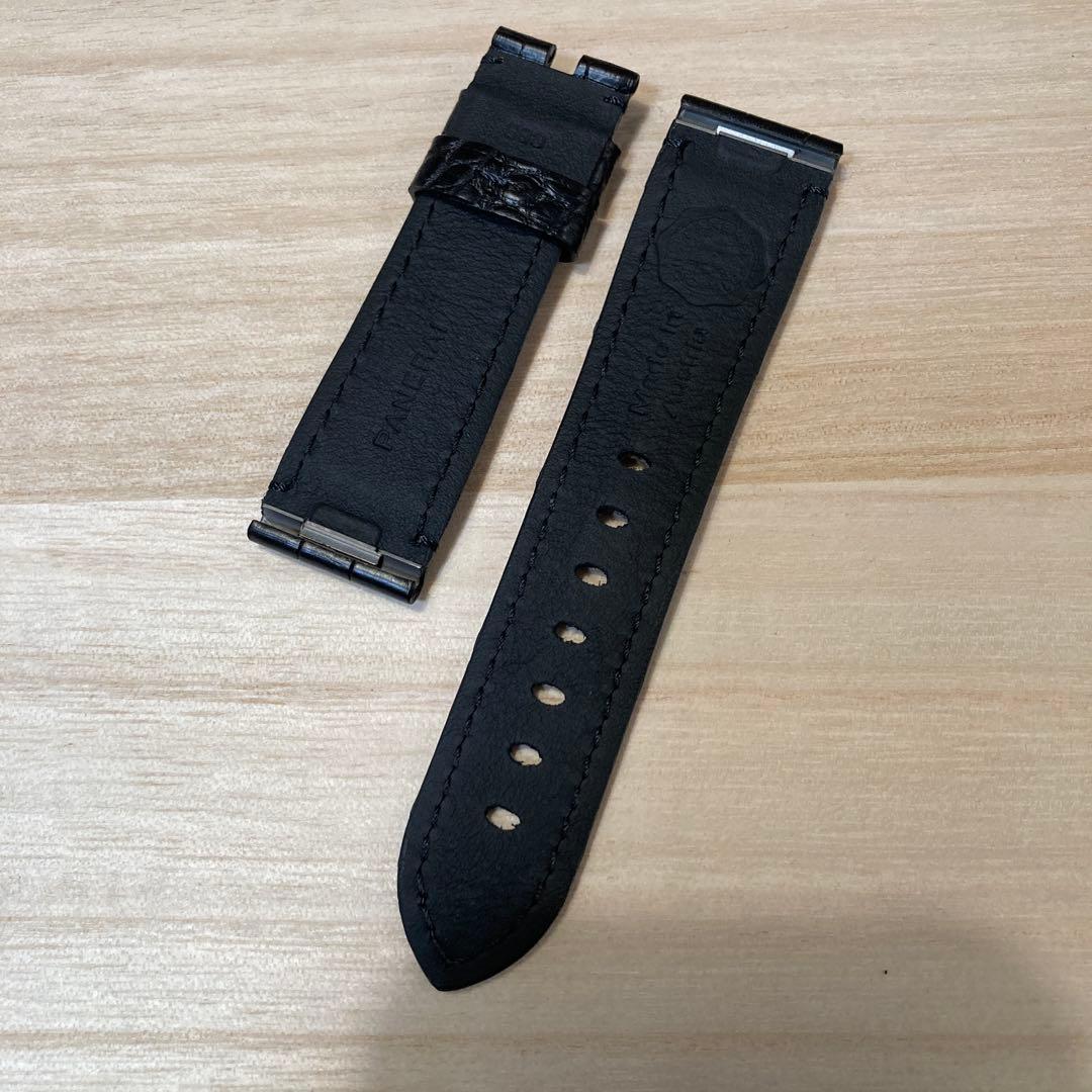 未使用PANERAI 42/40mm尾錠用 PAM Clickアリゲーターベルト