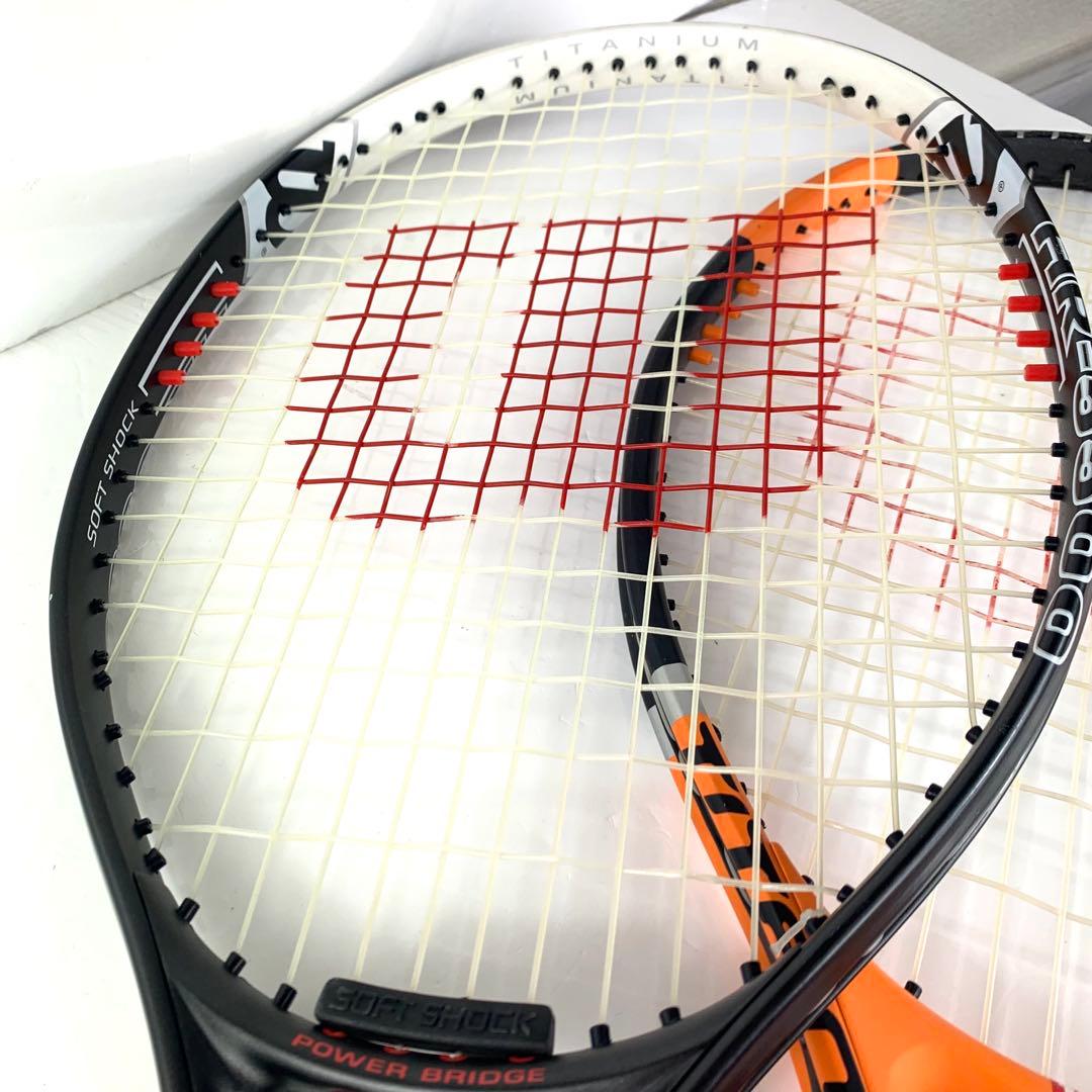 Wilson 硬式テニスラケット 2本セット HR-5500 極美品 チタニウム