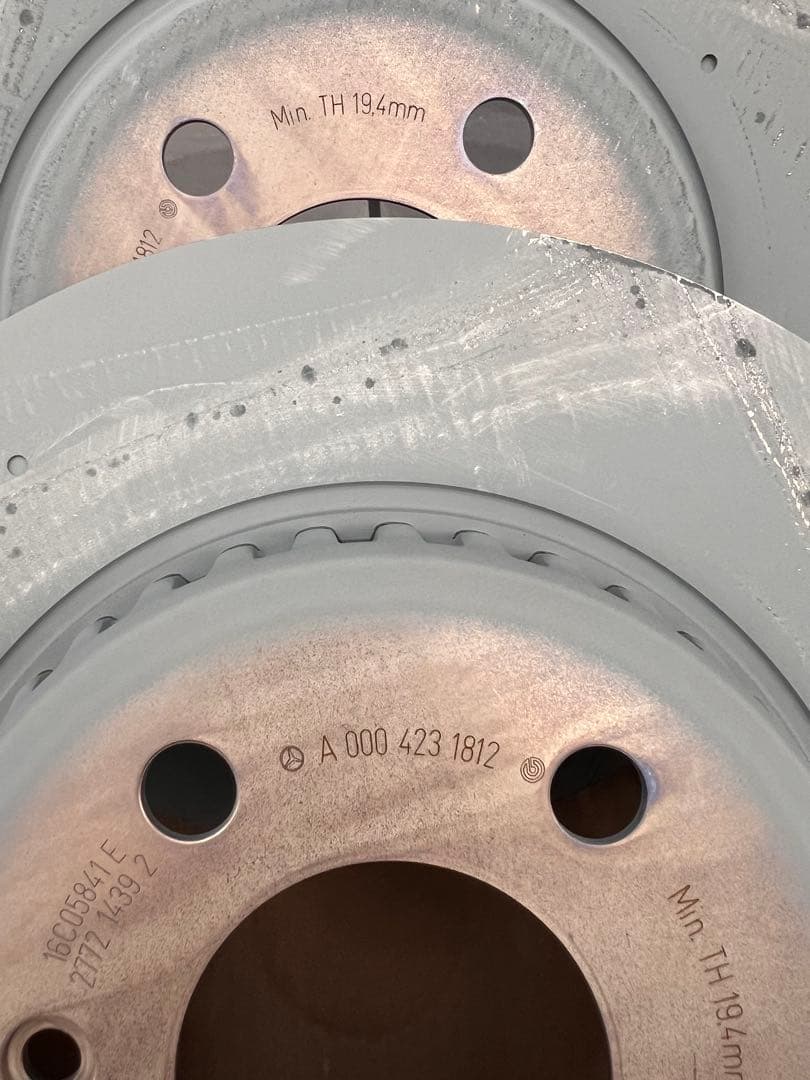 ベンツ純正　リアブレーキローター　W205