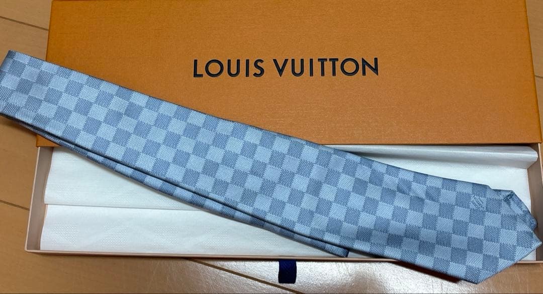 ルイヴィトン　ダミエ　クラッシック　ネクタイ