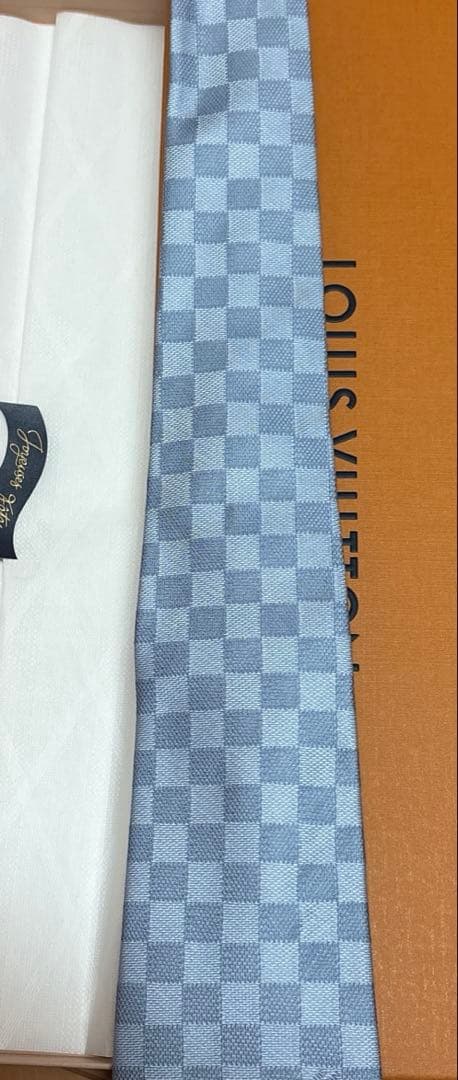 ルイヴィトン　ダミエ　クラッシック　ネクタイ