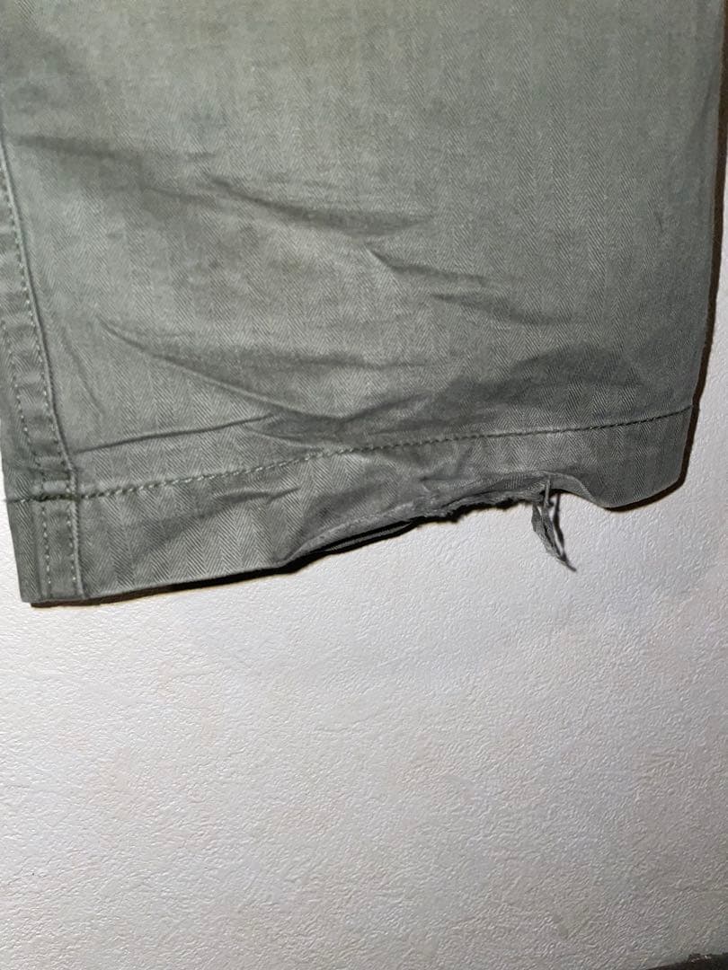 Supreme カーゴパンツ 32 オリーブグリーン　ヘリンボーン