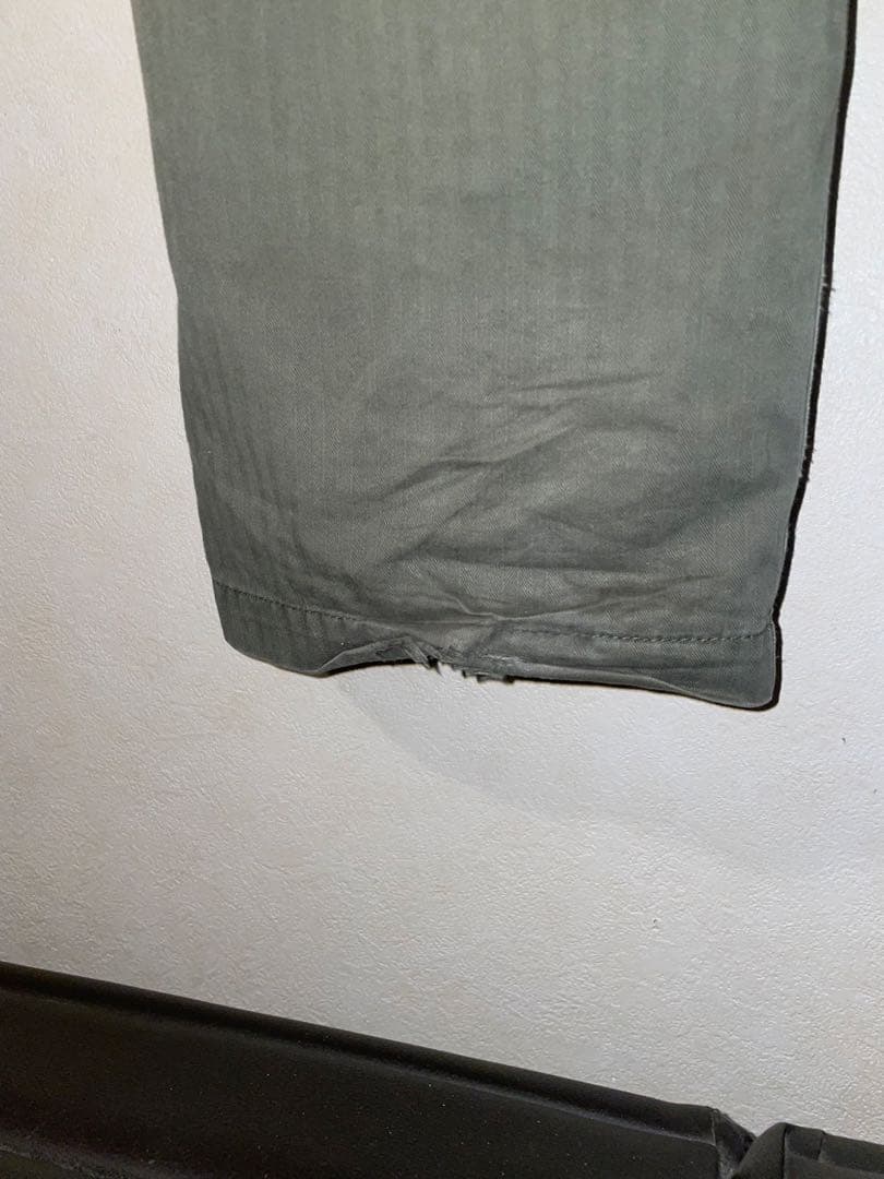 Supreme カーゴパンツ 32 オリーブグリーン　ヘリンボーン