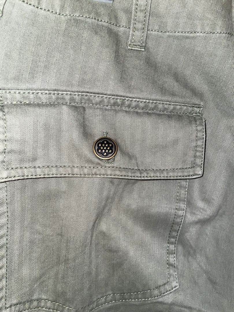 Supreme カーゴパンツ 32 オリーブグリーン　ヘリンボーン