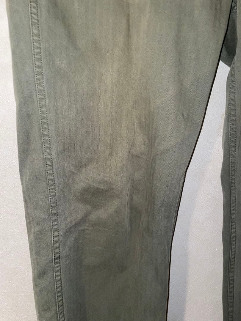 Supreme カーゴパンツ 32 オリーブグリーン　ヘリンボーン