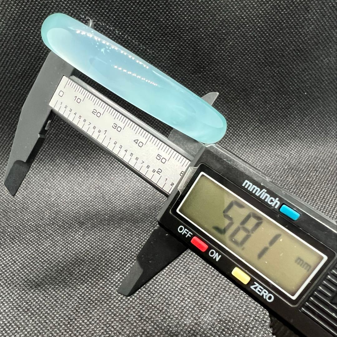 天然ミャンマー産Aランク翡翠スカイブルー模様がきらめくバンクルAB1079