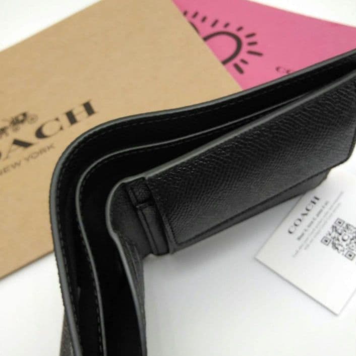 新作　新品　COACH　折り財布　メンズ