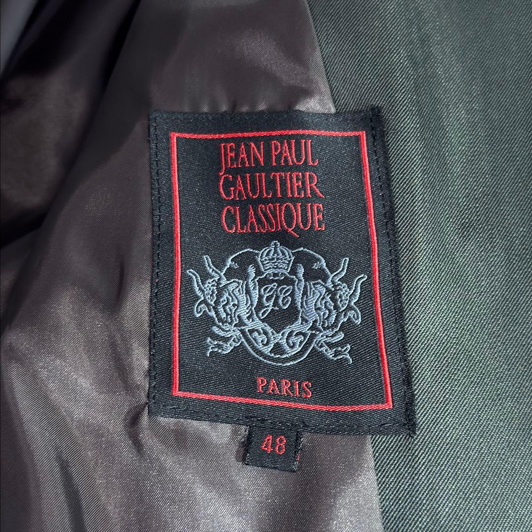 《希少》00s ジャンポールゴルチエクラシック スーパーロングコート グリーン
