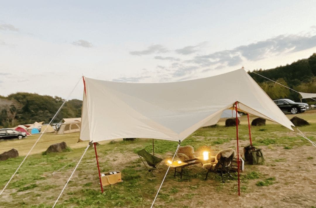  peak タープ・シェード 本体TAKIBI（オクタ）、ウイングポール