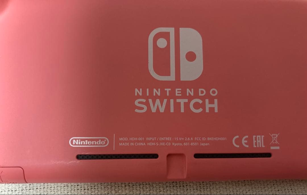 Nintendo Switch Lite ピンク 本体　充電器付き