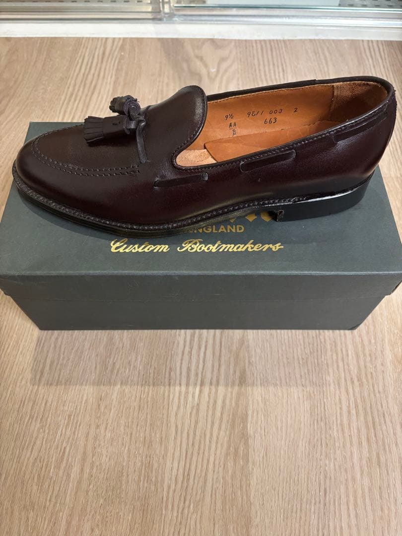 Alden オールデン タッセルローファー バーガンディ 9.5B