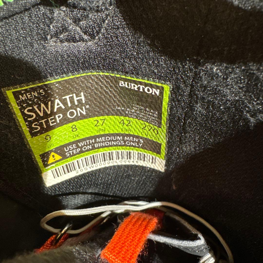 Burton MEN'S SWATH STEP ON 27cm ブラック