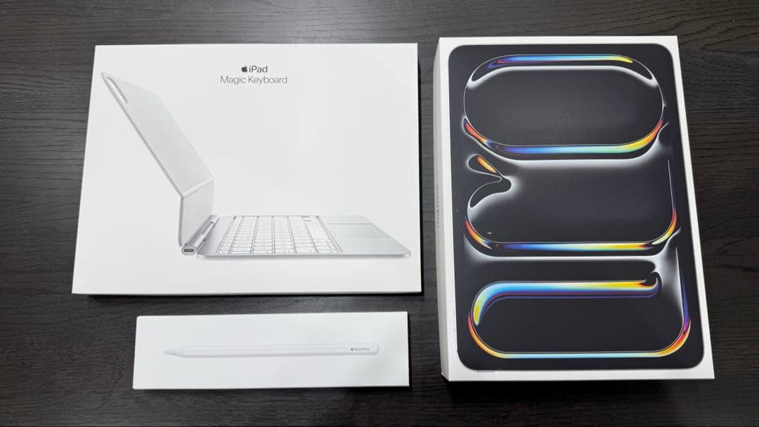 【3点セット】11インチ（M5）iPad Pro+Magic Keyboard他